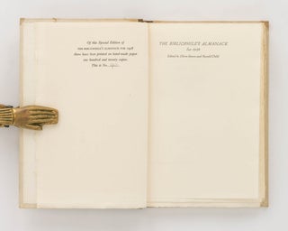 The Bibliophile's Almanack for 1928