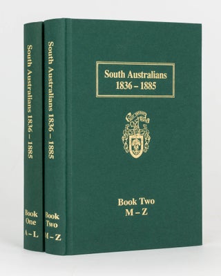 Item #124604 South Australians, 1836-1885. Jan THOMAS