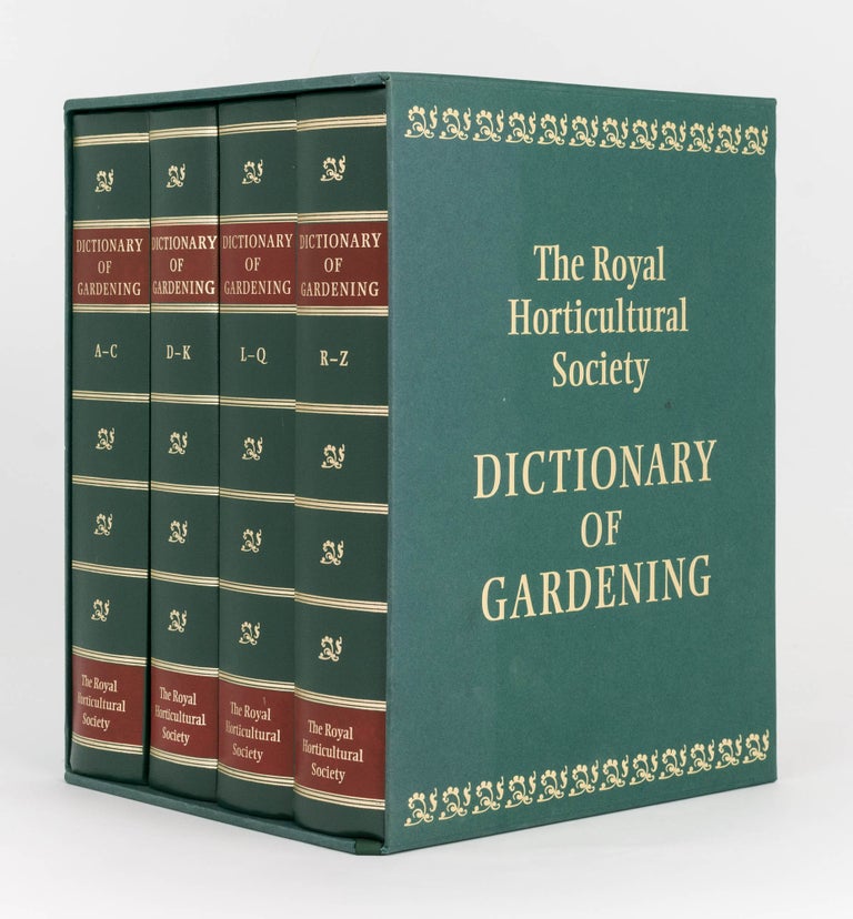 Item #124749 The New Royal Horticultural Society Dictionary of Gardening. Anthony HUXLEY, Mark GRIFFITHS, Margot LEVY.