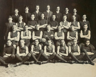 Item #124813 A vintage photograph of the 'Cornwall Football Club. Season 1909. Played 18. Won 14....