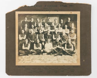 A vintage photograph of the 'Cornwall Football Club. Season 1909. Played 18. Won 14. Lost 4'