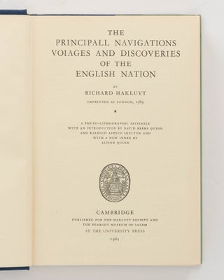 The Principall Navigations, Voyages and Discoveries of the English Nation