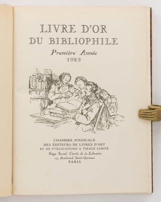 Livre d'Or du Bibliophile. Première Année, 1925