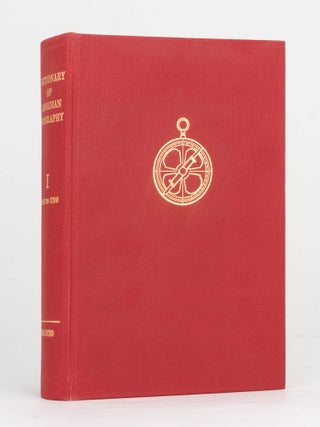 Item #125026 Dictionary of Canadian Biography. Volume I: 1000 to 1700. Centennial Edition. George...