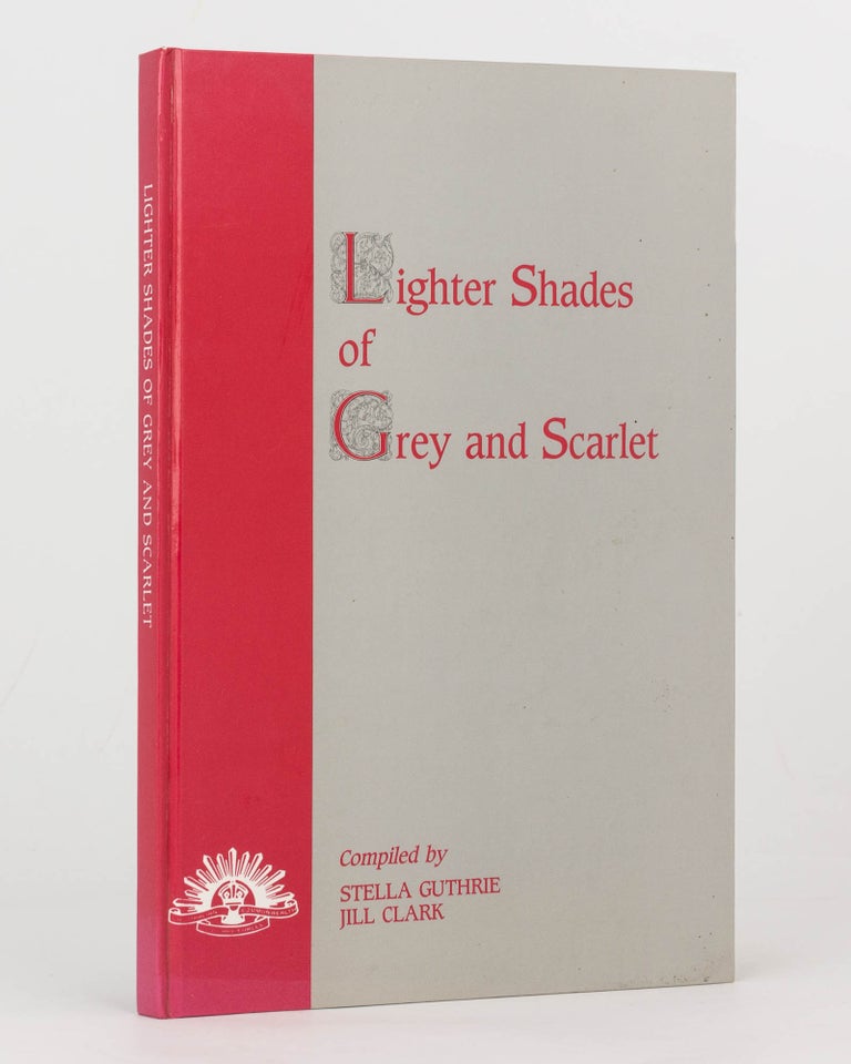 Item #125040 Lighter Shades of Grey and Scarlet. Stella GUTHRIE, Jill CLARK, compilers.