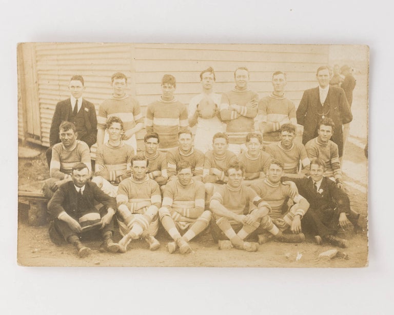 Item #125245 A vintage photograph of the 'Bordertown Football Premiers, 1911'. 1911 Bordertown Football Club.
