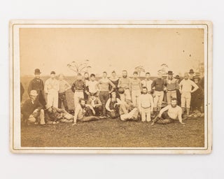 Item #125253 A vintage photograph of the Mount Gambier Football Club. 1880 Mount Gambier Football...