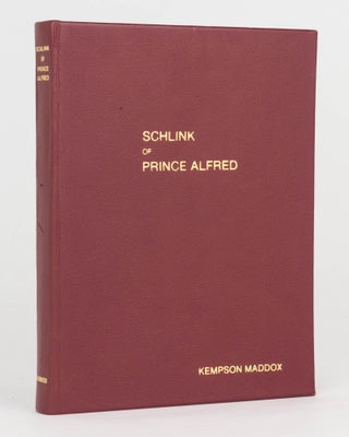 Item #125360 Schlink of Prince Alfred. A Biography of Sir Herbert Schlink. Herbert SCHLINK,...