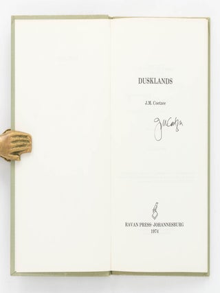 Item #125581 Dusklands. J. M COETZEE