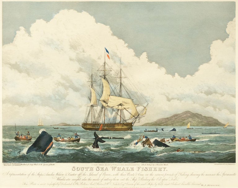Item #125601 South Sea Whale Fishery. Whaling, William John HUGGINS.