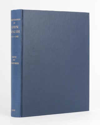 Item #125769 A Bibliography of the Musical Works published by the firm of John Walsh. William C....