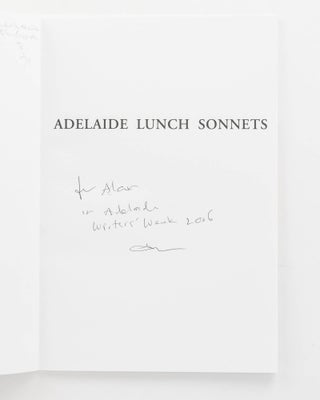 Adelaide Lunch Sonnets