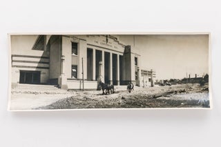 A vintage photograph of Centennial Hall at the Adelaide Showgrounds in inner-suburban Wayville, prior to its opening in 1936