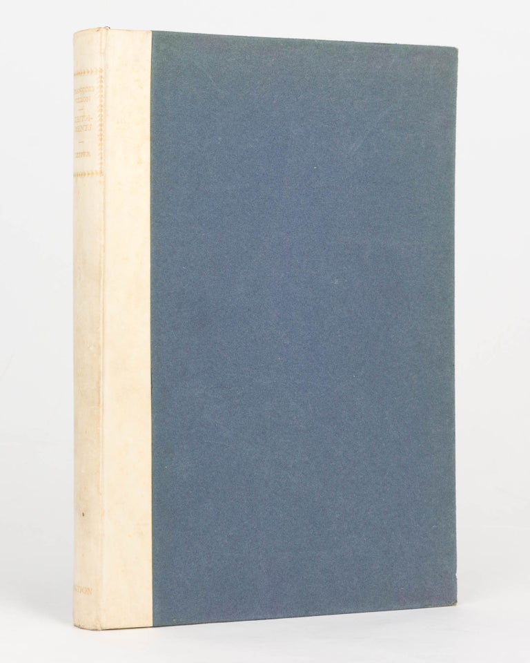Item #125882 The Testaments of Francois Villon. Translated by John Heron Lepper. François VILLON.