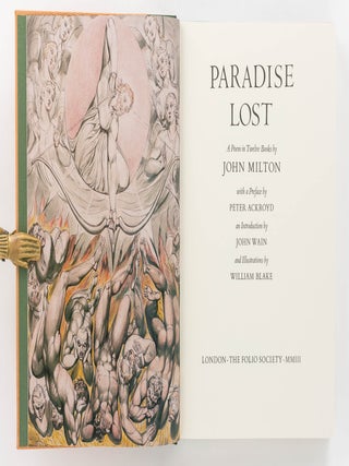 Paradise Lost. A Poem in Twelve Books