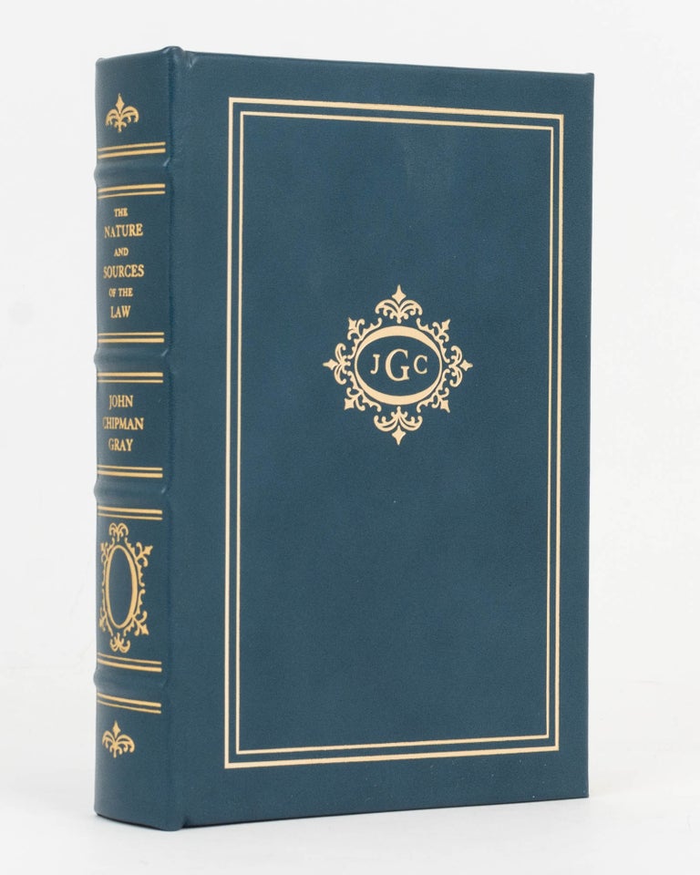 Item #126413 The Nature and Sources of the Law. John Chipman GRAY.