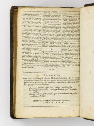 Biblia Sacra. Quid in hac editione à Theologis Lovaniensibus praestitum sit, paulo post indicatur