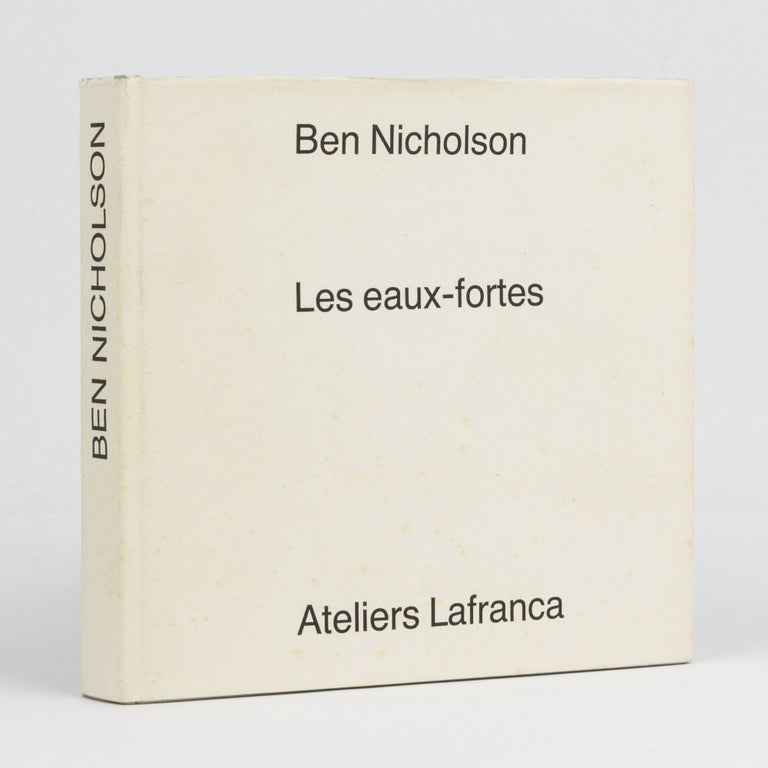 Item #126700 Ben Nicholson. Etchings printed by François Lanfranca [Les eaux-fortes (cover title)]. Ben NICHOLSON.