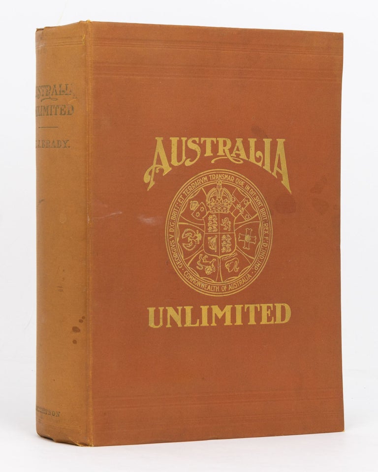 Item #126787 Australia Unlimited. Edwin James BRADY.