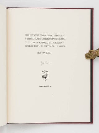War or Peace. Twelve Linocuts by Noel Counihan. Poems by Jack Lindsay. Preface by Robert Smith