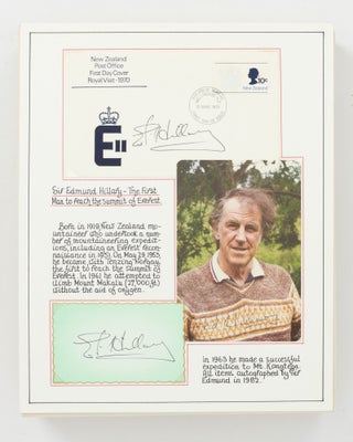 A fine collection of approximately 300 signatures of mountaineers, including approximately 95 individuals who have reached the summit of the world's highest peak