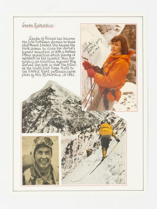 A fine collection of approximately 300 signatures of mountaineers, including approximately 95 individuals who have reached the summit of the world's highest peak