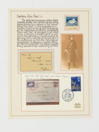 A fine collection of approximately 300 signatures of mountaineers, including approximately 95 individuals who have reached the summit of the world's highest peak