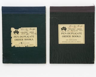 Four duplicate letter books ('Komitee-Berichte' or Committee Reports) compiled between January 1914 and August 1922 by Pastor Carl Strehlow, missionary in charge at Hermannsburg, Central Australia, and addressed to the Finke River Mission Board in Adelaide