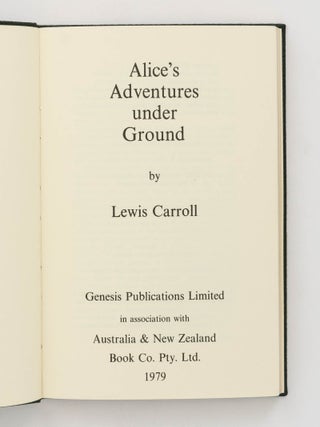 Alice's Adventures under Ground