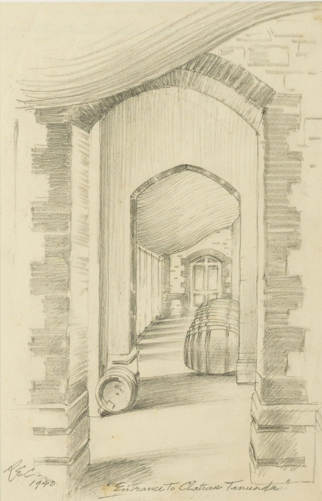 Item #127208 Entrance to Chateau Tanunda [1940]. Robert Emerson CURTIS.