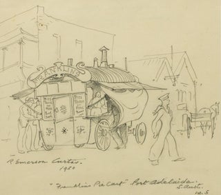 Franklin's Pie Cart, Port Adelaide, South Australia, 1950