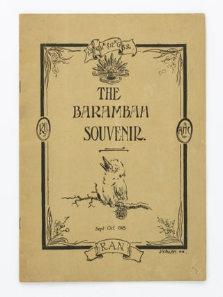 Item #127269 'Barambah'. Sept.-Oct. 1918. Souvenir of the Voyage. [The 'Barambah' Souvenir (cover...