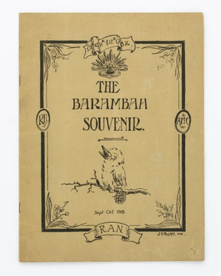 Item #127269 'Barambah'. Sept.-Oct. 1918. Souvenir of the Voyage. [The 'Barambah' Souvenir (cover...