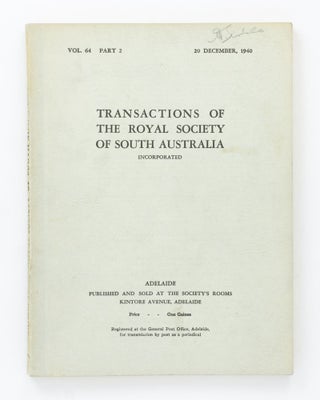 Item #127295 Aboriginal Stone Structures. [Contained in] Transactions of the Royal Society of...