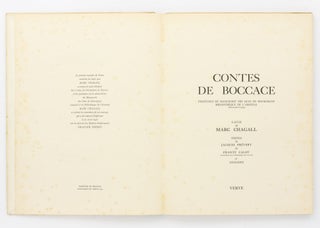 Verve. Revue artistique et littéraire. Volume VI, No 24 ['Contes de Boccace' (cover title)]