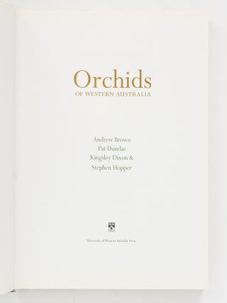 Orchids of Western Australia
