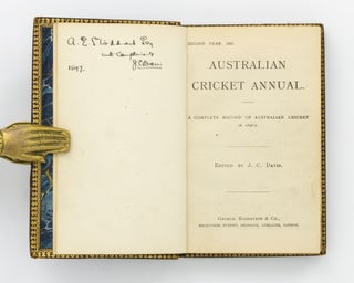 Australian Cricket Annual. A Complete Record of Australian Cricket in 1896-7. Second Year, 1897