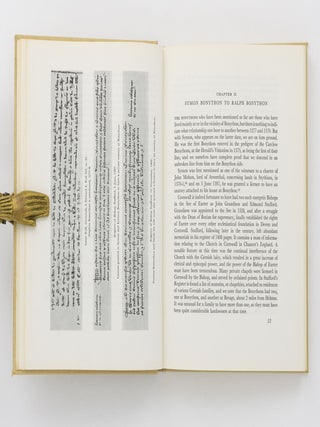 History of the Families of Bonython of Bonython and Bonython of Carclew in the Duchy of Cornwall; to which is added an account of the Bonythons who settled in South Australia, the small branch at Newlyn East and St Columb Minor, Cornwall, and those who settled in what is now Maine, USA, in 1630
