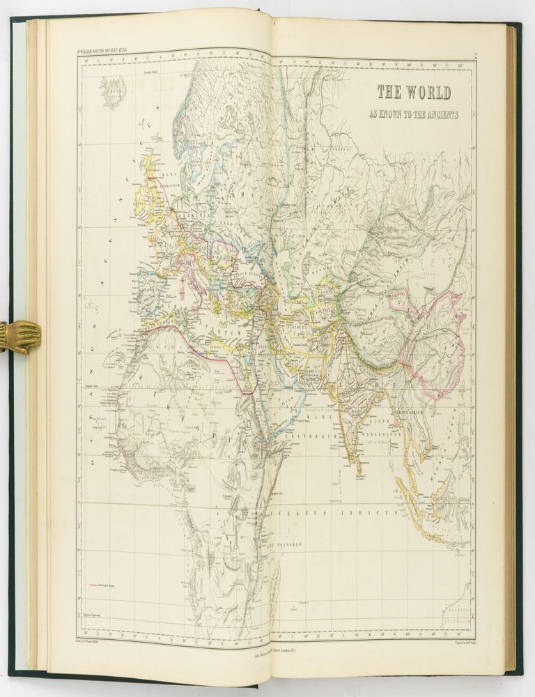 Item #127852 Dr William Smith's Ancient Atlas. An Atlas of Ancient Geography, Biblical and Classical. To illustrate the Dictionary of the Bible and the Classical Dictionaries. The Biblical Maps from Recent Surveys, and Classical Maps drawn by Dr Charles Muller. Atlas, William SMITH, George GROVE.