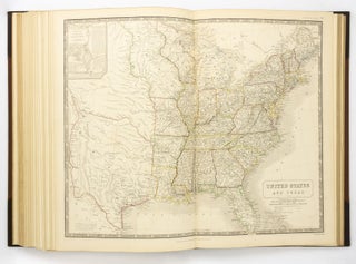Item #127854 The National Atlas of Historical, Commercial and Political Geography, constructed...