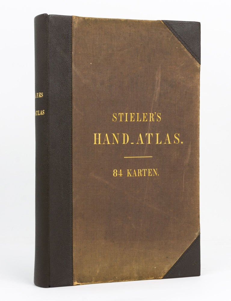 Item #127862 Handatlas &uuml;ber alle Theile der Erde und &uuml;ber das Weltgeb&auml;ude. Atlas, Adolf STIELER.