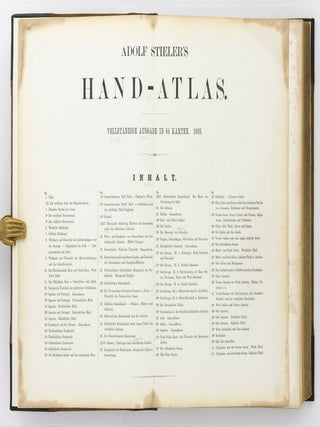 Handatlas &uuml;ber alle Theile der Erde und &uuml;ber das Weltgeb&auml;ude