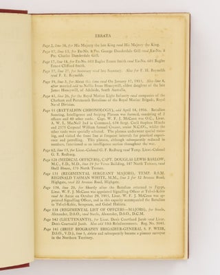 The Fighting 10th. A South Australian Centenary Souvenir of the 10th Battalion, AIF, 1914-19