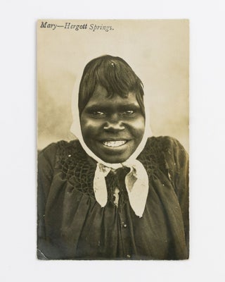 Item #128024 'Mary - Hergott Springs' (a vintage photograph of a young Indigenous woman wearing a...