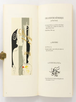 Braque Lithographe. Préface de Francis Ponge. Notices et catalogue établis par Fernand Mourlot