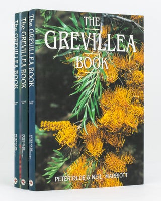 Item #128154 The Grevillea Book [in three volumes]. Peter OLDE, Neil MARRIOTT