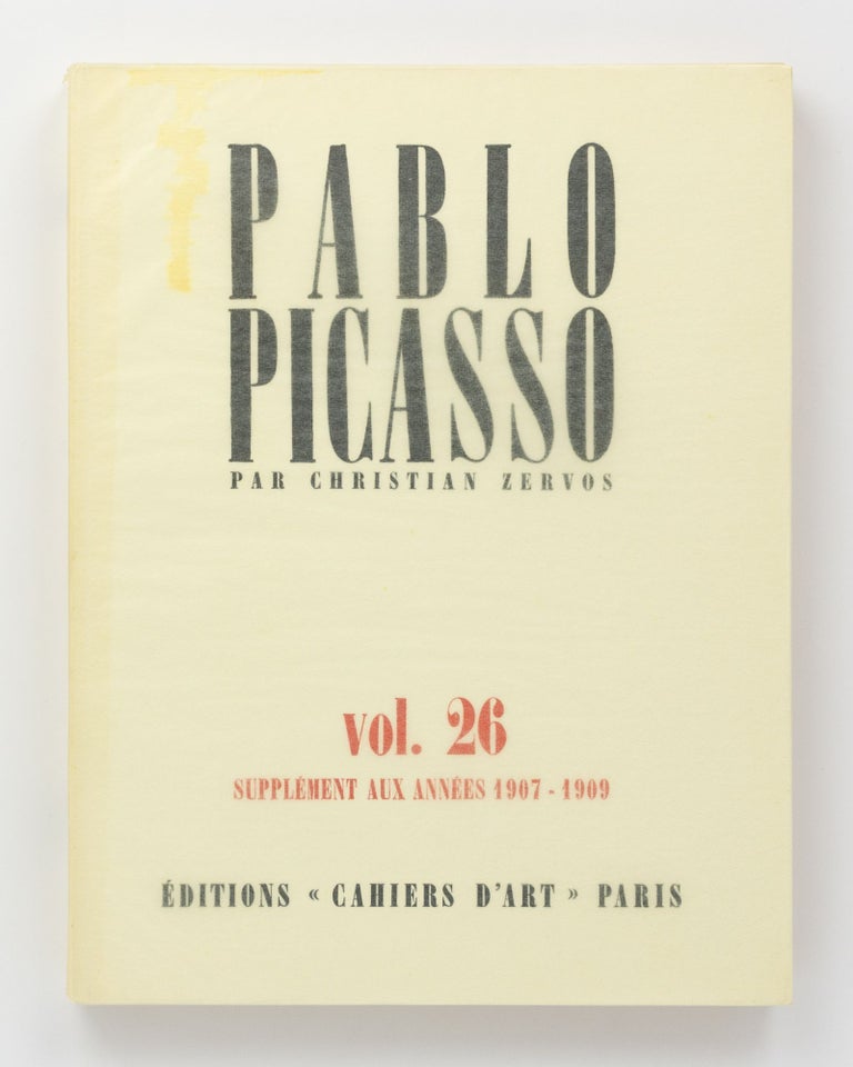 Item #128166 Pablo Picasso. Volume 26: Supplément aux Années 1907-1909. Pablo PICASSO, Christian ZERVOS.