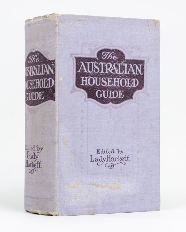 Item #128203 The Australian Household Guide. Lady Deborah HACKETT.