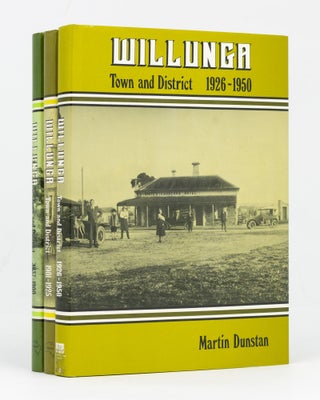 Item #128398 Willunga, Town and District. [Volume 1]: 1837-1900. [Volume 2]: 1901-1925. [Volume...