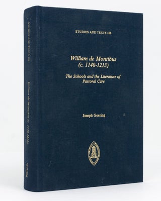 Item #128793 William de Montibus (c. 1140-1213). The Schools and the Literature of Pastoral Care....